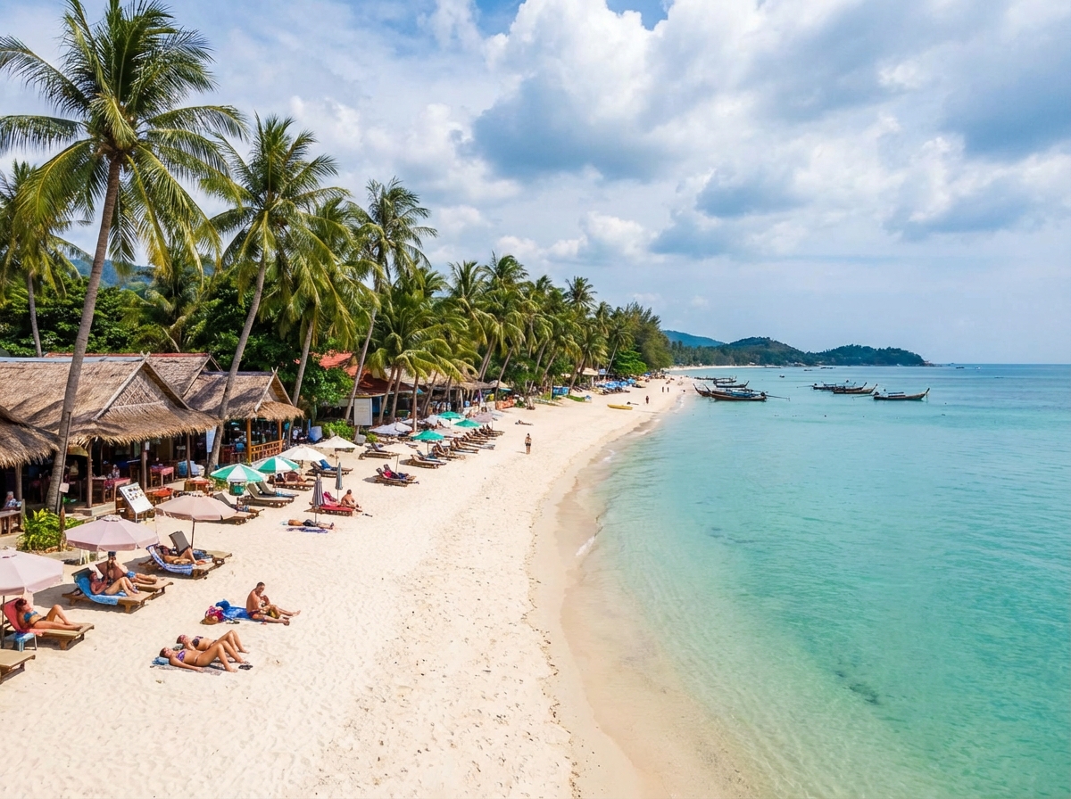 美麗的查汶海灘